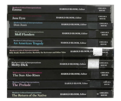 Modern Critical Interpretations Books Series Study Guide Harold Bloom Hardcover - Image 1 of 4