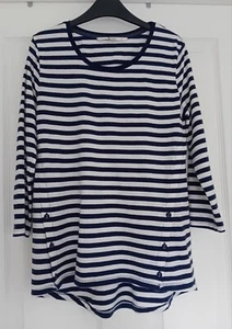 TU Navy Stripe Top  - Bild 1 von 5