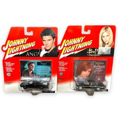 BUFFY THE VAMPIRE SLAYER JOHNNY LIGHTNING DIE-CAST CAR BUNDLE ANGEL/WILLOW NOS - Image 1 of 4