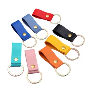 Universal Fashion PU Leather Keychain Key Ring Key Holder for Keys or Decoration - Picture 1 of 28