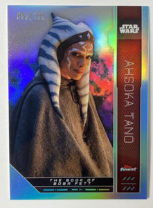 2023 Topps Finest Star Wars AQUA REFRACTOR AHSOKA TANO 53/199