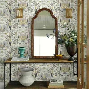 RI5107 | Rifle Paper Co Camont Linen York Wallpaper - Picture 1 of 2