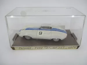 AV188 BRUMM ORO 1/43 1:43 JAGUAR TYPE D HP260 1954/1960 LE MANS #9 REF R130 - Foto 1 di 11