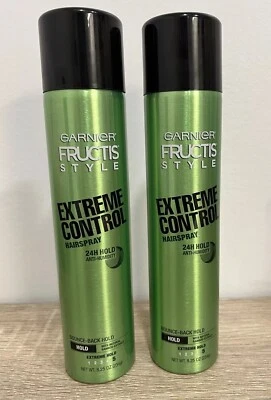 Garnier Fructis Style Spray Antihumedad Control Extremo Sujeción Extrema 2 Latas Foto 1 de 4