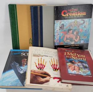 Menge 6 Heimschule Lehrbücher Lernen ABC Menschlicher Körper Anatomie Natur Wissenschaft - Bild 1 von 9