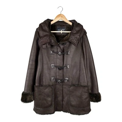 ARMANI JEANS Suede Fur Faux IF SIX WAS NINE Size US8 / EU44 - Image 1 of 4