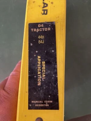 CAT Caterpillar D4 Tractor Topadora Taller Servicio de Reparación Manual Operador de Orugas Foto 1 de 4