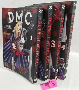 Detroit Metal City Manga ENGLISH Vol 1 2 3 4 Set US book TATTOO comic volume Viz - Picture 1 of 6