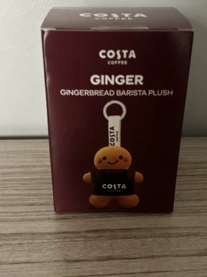 *Plushie* Costa Coffee 2025 Limited Edition Christmas Gift Ginger’ Barista New - Image 1 of 4
