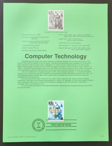 32c Computer Technology 1996 página de recuerdo Scott # 3106 SP1220 - Imagen 1 de 1