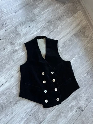 Antiguo chaleco vintage de pana de los años 40 doble pecho raro para hombre talla: S Foto 1 de 4