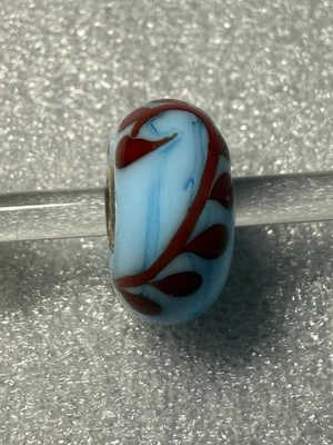 Trollbeads Evento Único Cuentas Turquesa Base Color Rojo Diseño Foto 1 de 2
