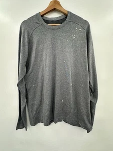 LULULEMON Metal Vent Shirt Time to Get Dirty Uomo Taglia Lg Grigio Allenamento (TRASHED) - Foto 1 di 7