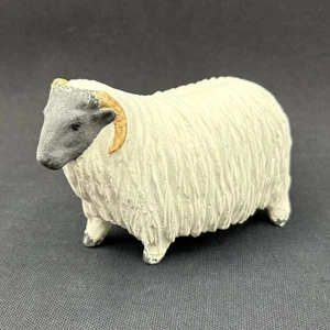 Vintage Scottish Fear An Eich Isle of Lewis Keramik Widder Schaf Figur 3,5" groß - Bild 1 von 6