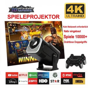 2025 NEU Beamer Projektor 4K UHD WiFi Bluetooth Android TV Heimkino Mini Tragbar - Bild 1 von 16