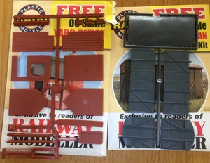 4mm OO/HO gauge Ratio No.535 Yard Office & No.507 grounded van plastic kits - Picture 1 of 2