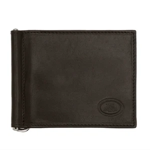 The Bridge Story Wallet 6cc with Money Clip Black Leather 0122000120 - Picture 1 of 2