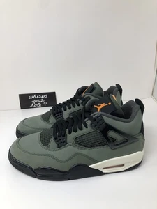 Jordan Undefeated 4 Nike Uomo Taglia 10.5 Undftd IB1519-200 Verde Nero Arancione DS - Foto 1 di 20