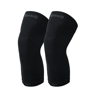 2 Rodilleras Manga Compresión Soporte Deporte Gimnasio Articular Dolor Artritis Alivio EE. UU. Foto 1 de 4