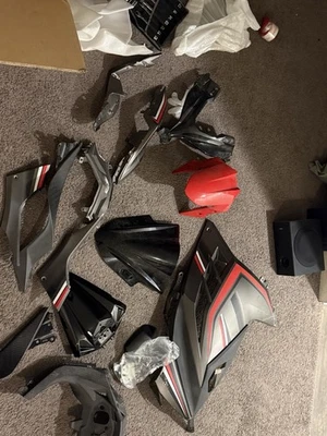 Kit de carenagem para Kawasaki Ninja 300 EX300 2013-2017, vermelho - Imagem 1 de 4