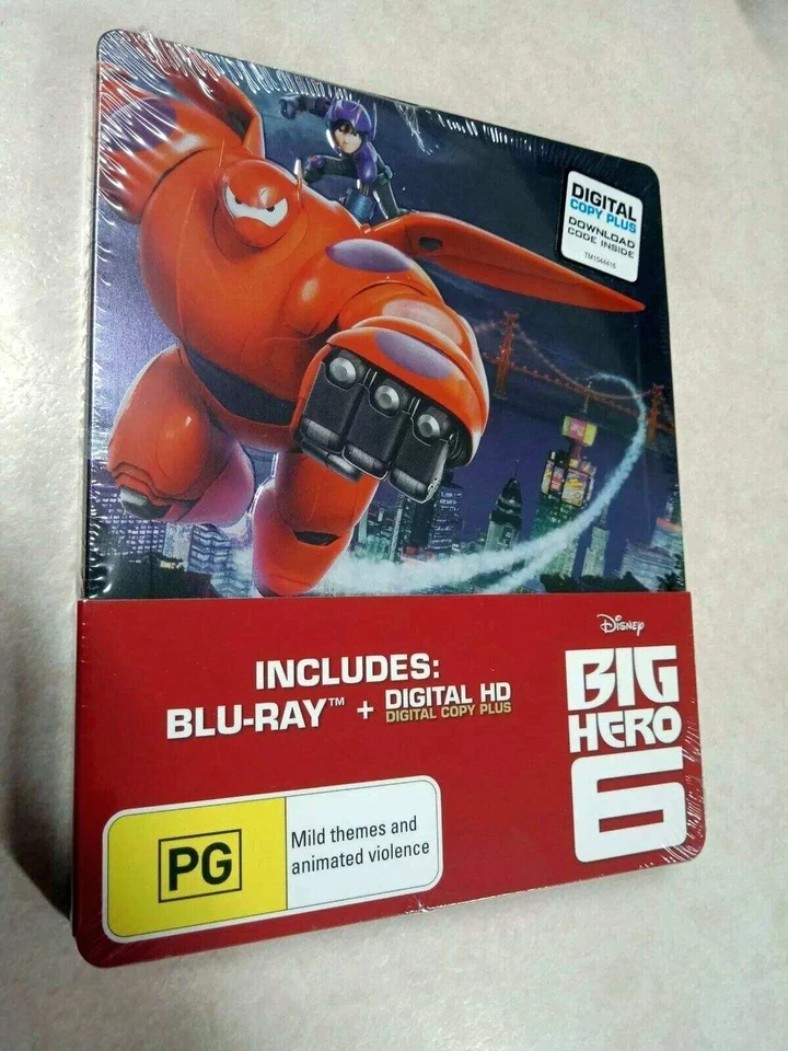 Big Hero 6 Blu-Ray Steelbook Disney Limited Edition BRAND NEW & SEALED - image 1 of 4