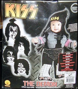KISS The DEMON Baby Costume 1970s Rock Star HALLOWEEN Infant NEW 6-12 months - Picture 1 of 4