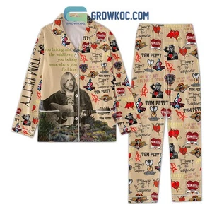Tom Petty Oh Hell Yes Polyester Pajamas Set - Picture 1 of 11