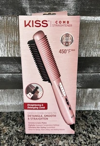Cepillo/peine de peinado de cerámica profesional Kiss edición dorada - Imagen 1 de 6