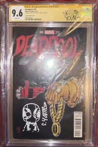 DEADPOOL #45 YOUNG 1:50 RUN THE JEWELS VARIANTE SS CGC 9.8? con SKOTTIE SCHIZZO! 🔥 - Foto 1 di 14
