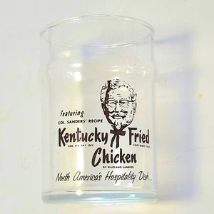 Pollo frito KFC Kentucky 1954 vintage ~ vaso de agua 3 1/2 pulgadas - Imagen 1 de 3