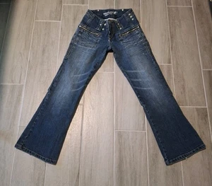 Vintage Parasuco Jeans Women Flared Denim Size23x26 - Picture 1 of 13