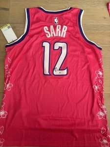 Alex Sarr Signed Washington Wizards Jersey PSA COA Autograph L - Picture 1 of 2