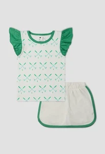 Monica + Andy Girls’ Golf Day Short Sleeve Tee + Skort Set Size 10 - Picture 1 of 5