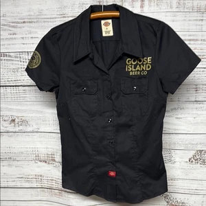 Camicia da lavoro donna Goose Island Bourbon Dickie's con bottoni piccola - Foto 1 di 5