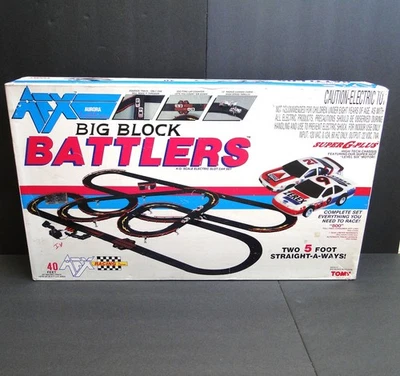 De colección 1992 TOMY AFX Aurora Big Block Battlers H.O. Juego Coche Ranura Escala 9117 Foto 1 de 4