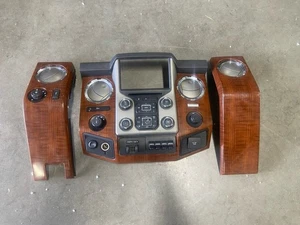 2013-2016 FORD F250 F350 KING RANCH EDITION Dash Wood Trim Bezel Vents & climate - Picture 1 of 3