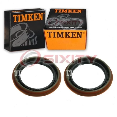 2 pc Timken Rear Wheel Seals for 2009-2010 Hummer H3T Driveline Axles gj - Image 1 of 4