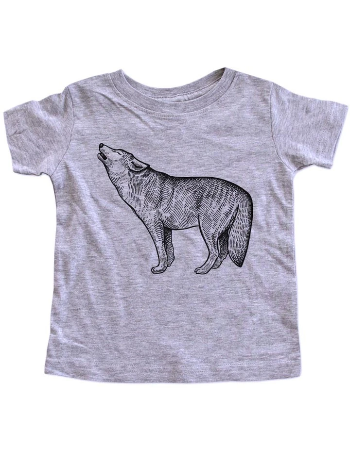 Wolf Howling birthday baby bodysuit, toddler, youth shirt - Image 1 of 1