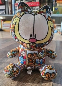 Garfield Comic Print  7” Plush Cartoon 2021 Viacom by Toy Factory, With Tag - Picture 1 of 8