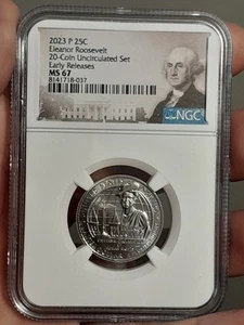 2023 S Eleanor Roosevelt 25c NGC MS 67 American Women Quarter - Picture 1 of 4