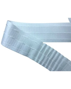 Arricciatenda Nastro Riloga Fettuccia Velcrata Bianca 3 Fili Alta 7 Cm N/201/70/ - Imagen 1 de 8