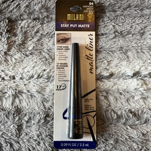 Milani Stay Put Liquid Eyeliner 17hr - 04 Midnight Matte - Picture 1 of 2