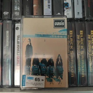 Oasis Roll With It 4 Tracks MAXI SINGLE FULLY PLAY GRADED cassette **ref images  - Picture 1 of 5