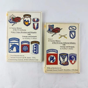 Concise History US Airborne Infantry Army Corps Divisions Brigades Insignias Lot - Picture 1 of 9