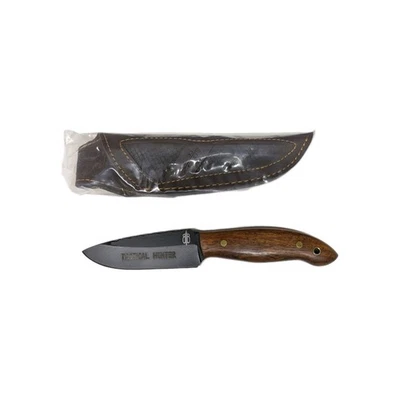 BNB Tacical Hunter Hoja Fija con Mango de Madera de Nogal Negro Recubierto Alto Carbono Foto 1 de 4