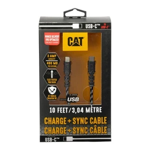CAT CAT-USBC-USBC USB Cable,Type C,10 ft,480 MBps 823MP9 - Picture 1 of 1