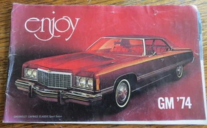 1974 GM Full Color Sales Brochure - Chevy Pontiac Buick Caddy Olds GMC - Picture 1 of 1