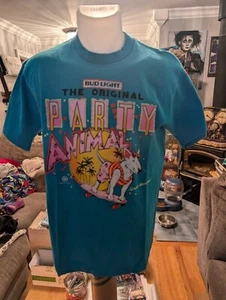Vintage Bud Light Spudz Mackenzie Shirt XL - Picture 1 of 6