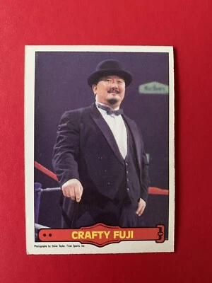 1985-86 O-Pee-Chee WWF 31 “Crafty Fuji” Mr. Fuji OPC - Image 1 of 2