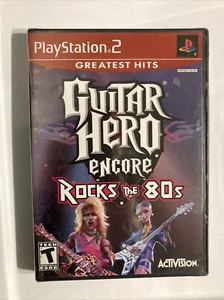 GUITAR HERO ENCORE : ROCKS THE 80S PS2 - PLAYSTATION 2 - BRANDNEU & VERSIEGELT - Bild 1 von 4